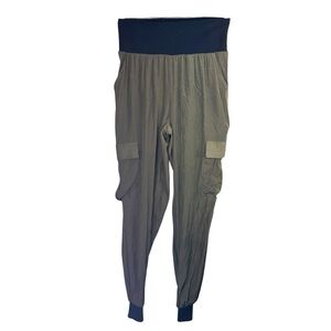 Planet by Lauren G Pants Womens 0 Us 0-2 Green Pull On Jogger Silk Capsule